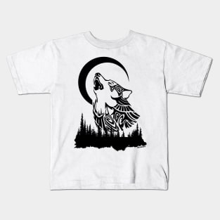 Howling At The Moon Kids T-Shirt